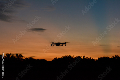silhouette of a drone © Harold