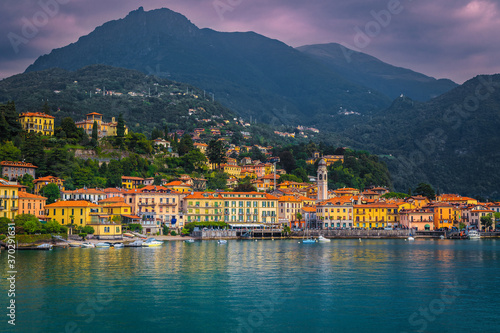 Menaggio resort on the shore of the lake Como, Italy