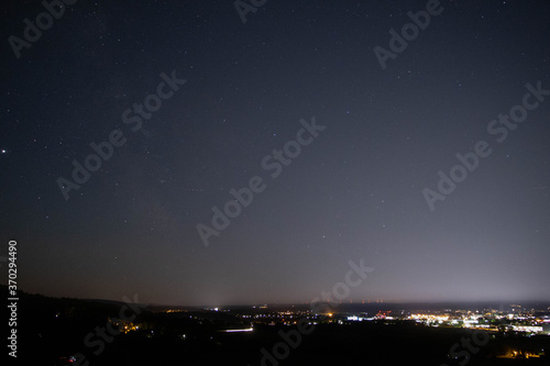 night view of the city