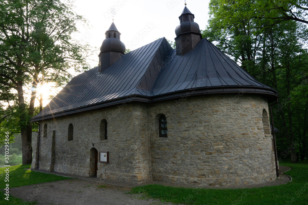 Fototapeta premium Church in Żernica Wyżna, Bieszczady, Poland