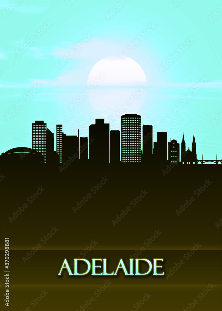 Adelaide City Skyline