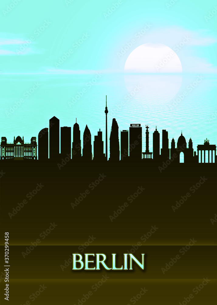 Berlin City Skyline