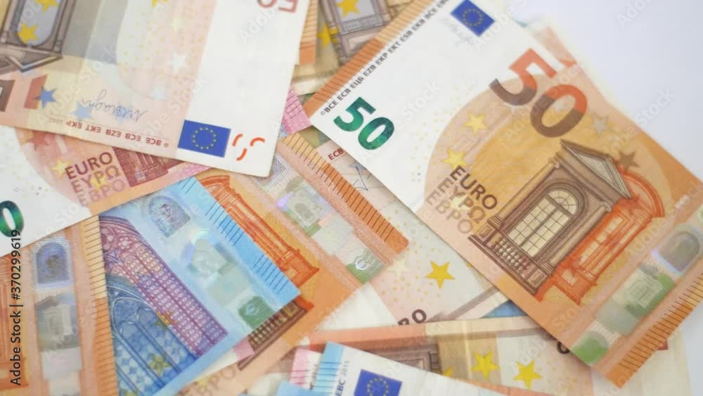 close-up shot of euro money banknotes close-up shot of euro money banknotes