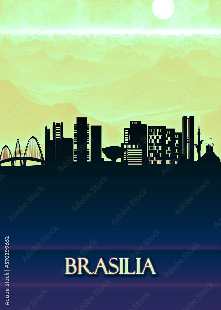 Brasilia City Skyline