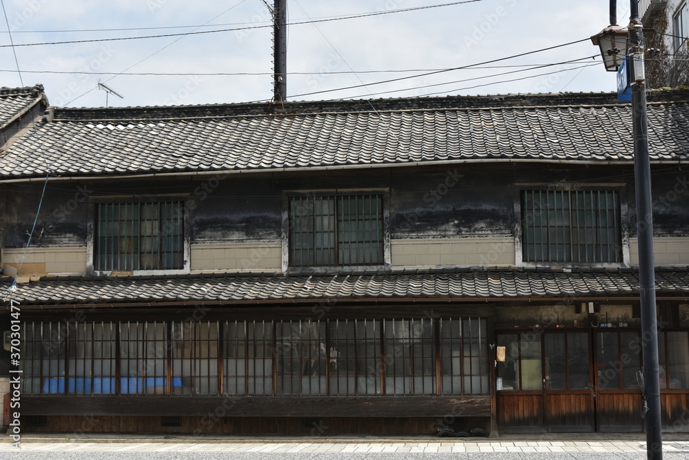 日本の岡山県玉野市の古くて美しい建物 日本の岡山県玉野市の古くて美しい建物
