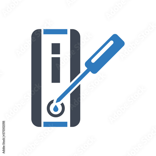 Test kit ( vector illustration )