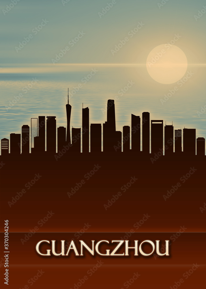 Guangzhou City Skyline