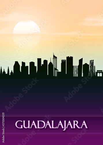 Guadalajara City Skyline