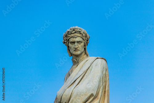 A statue of Dante in Italy