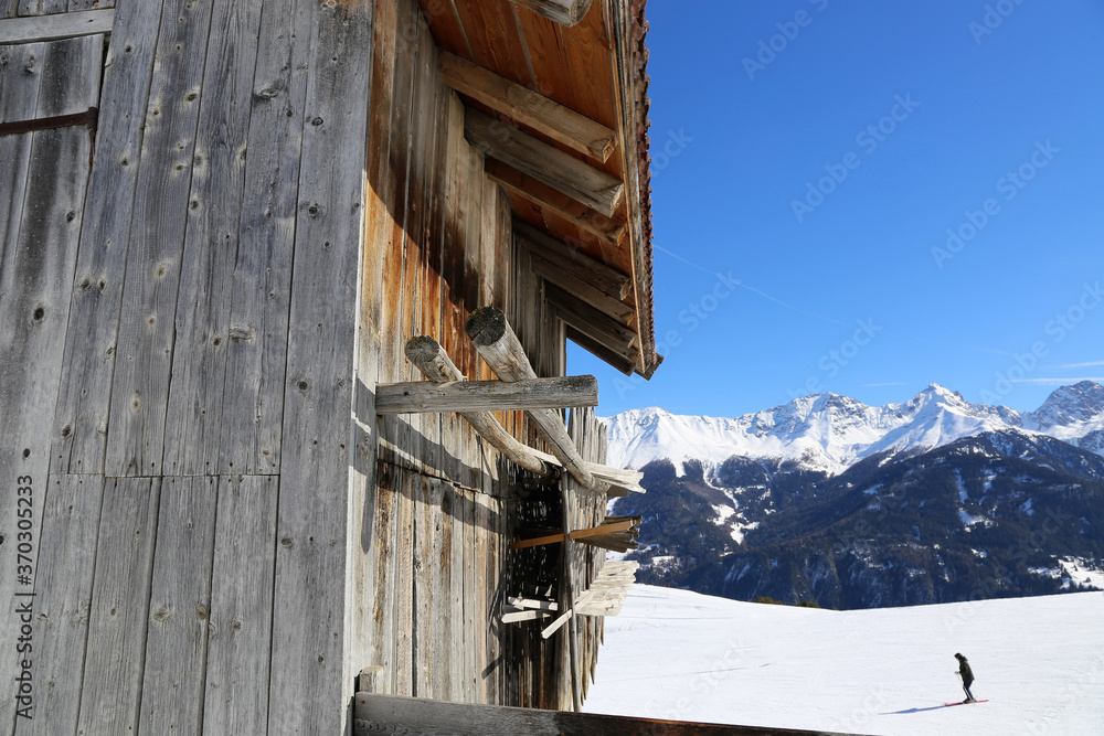 Das Skigebiet von Serfaus, Fiss, Ladis im Winter