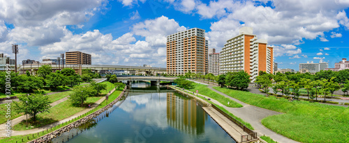 大島小松川公園からのマンション群 photo
