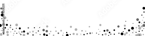 Scattered random black dots. Dark points dispersio