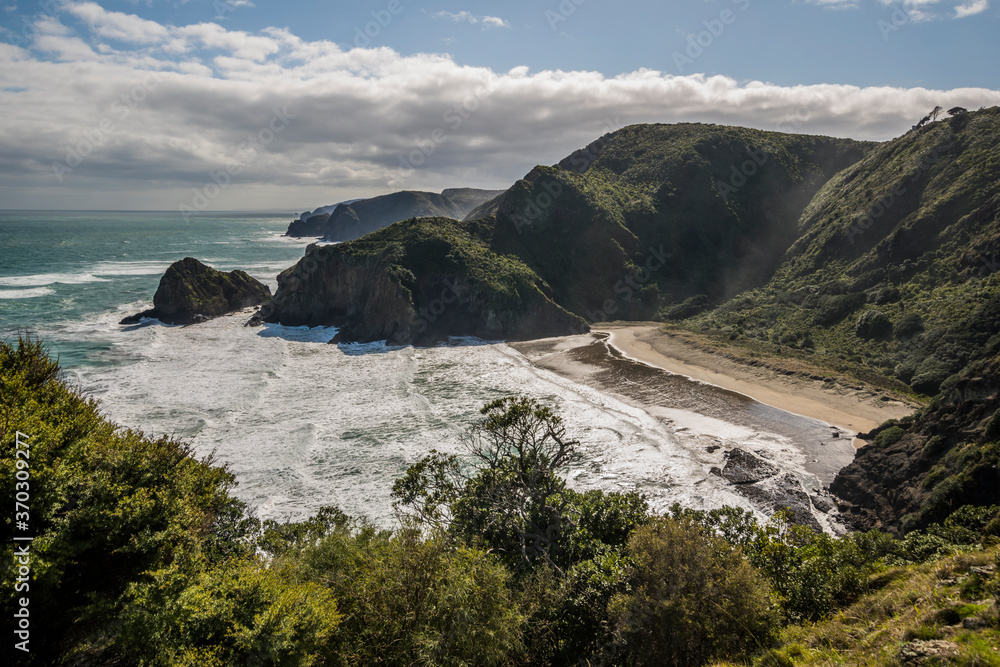Auckland west coast beaches near Waitakere ranges