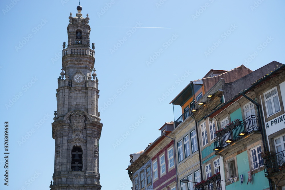 PORTO, PORTUGAL. Streets of Porto downtown