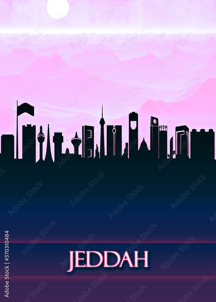 Jeddah City Skyline
