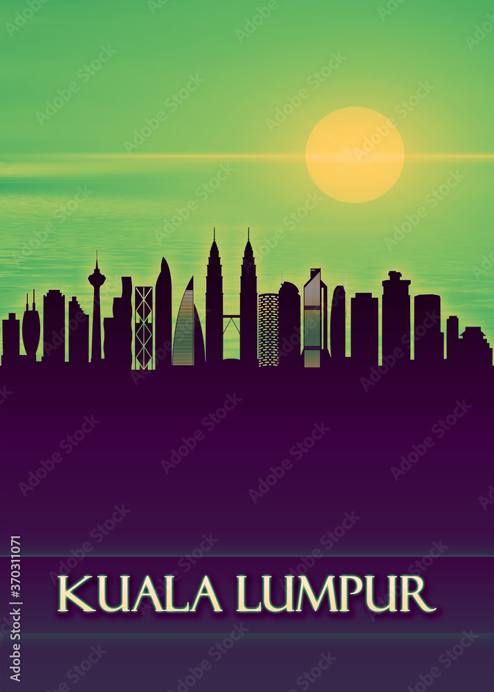 Kuala Lumpur City Skyline