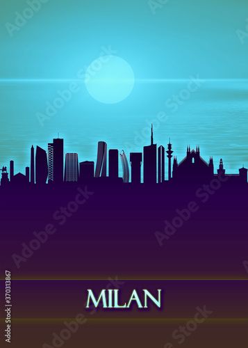 Milan City Skyline