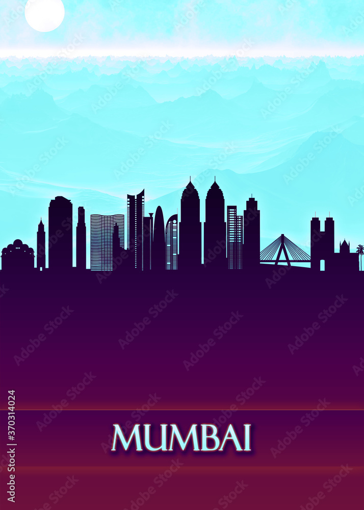 Mumbai City Skyline