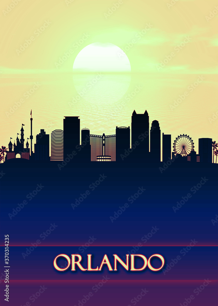 Orlando City Skyline