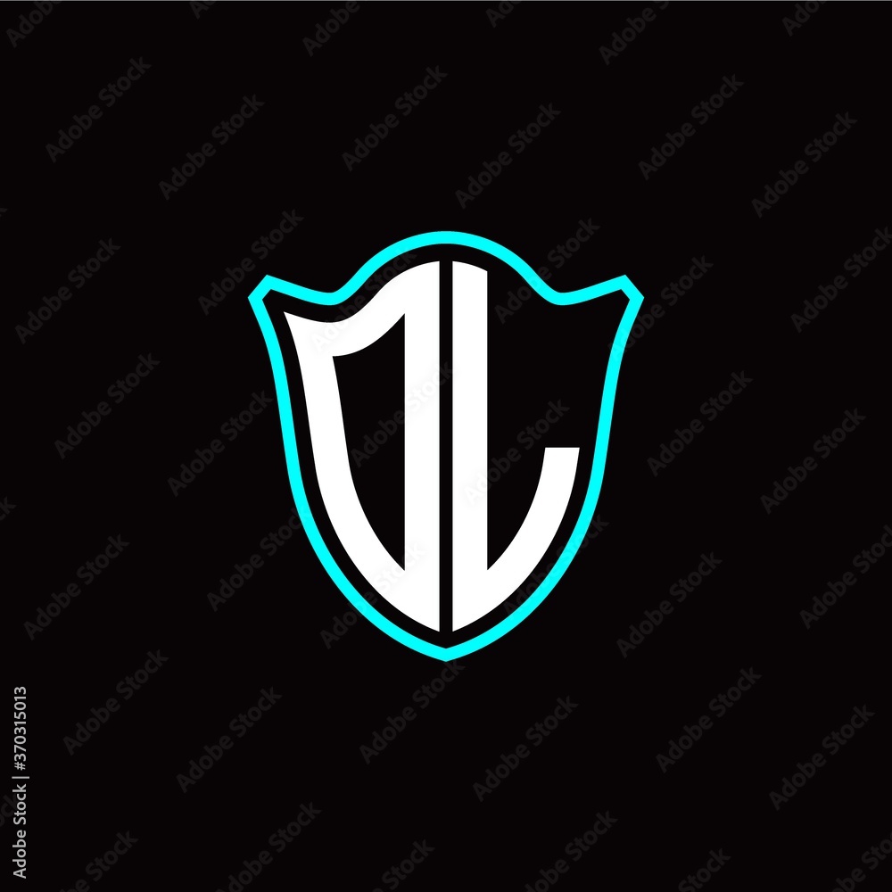 O L initials monogram logo shield designs modern O L initials monogram logo shield designs modern