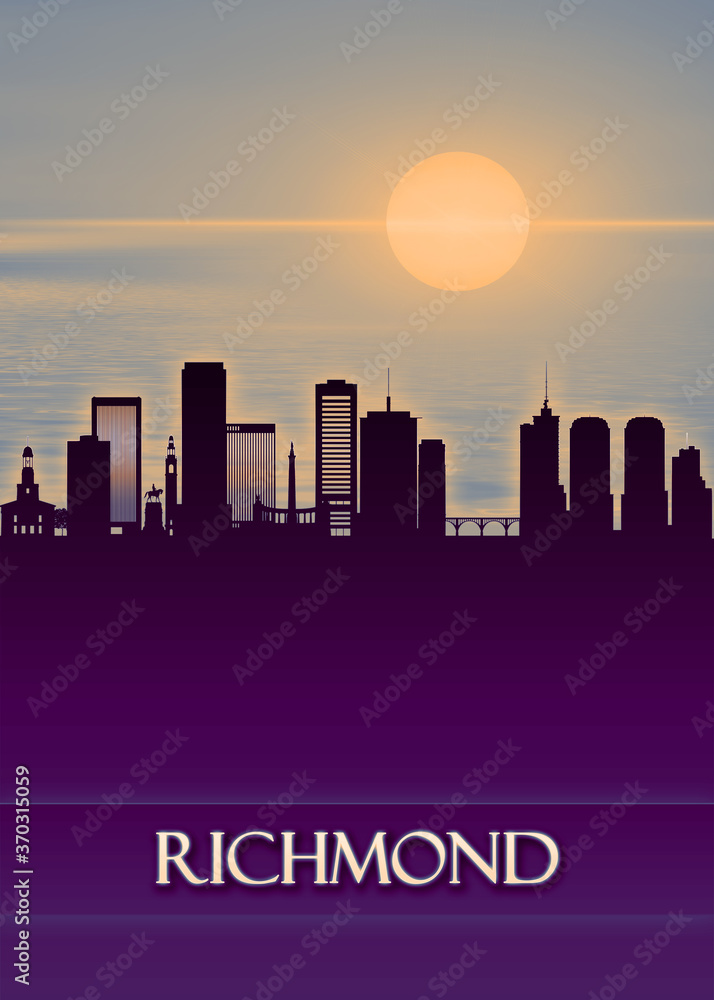 Richmond City Skyline