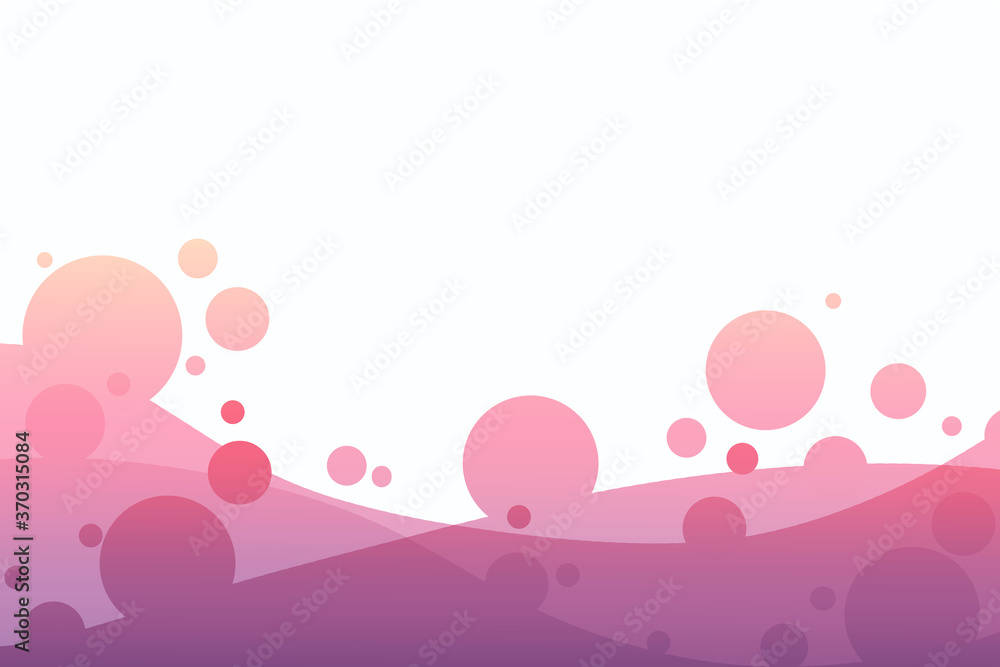 pink background with balloons
