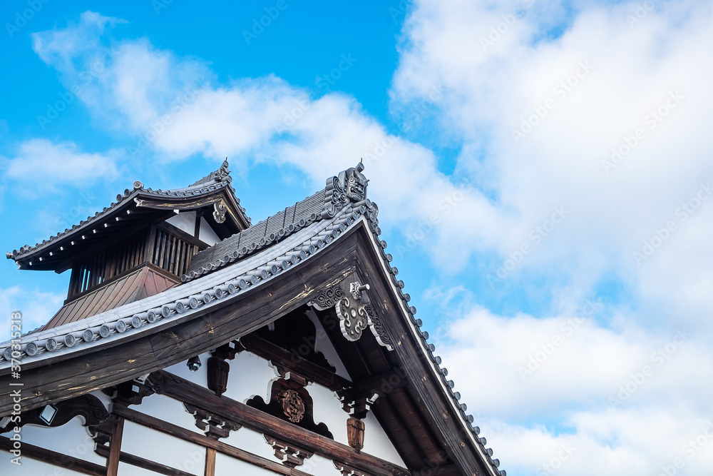 Tenryuji temple, landmark and popular for tourists attractions in Arashiyama. Kyoto, Japan