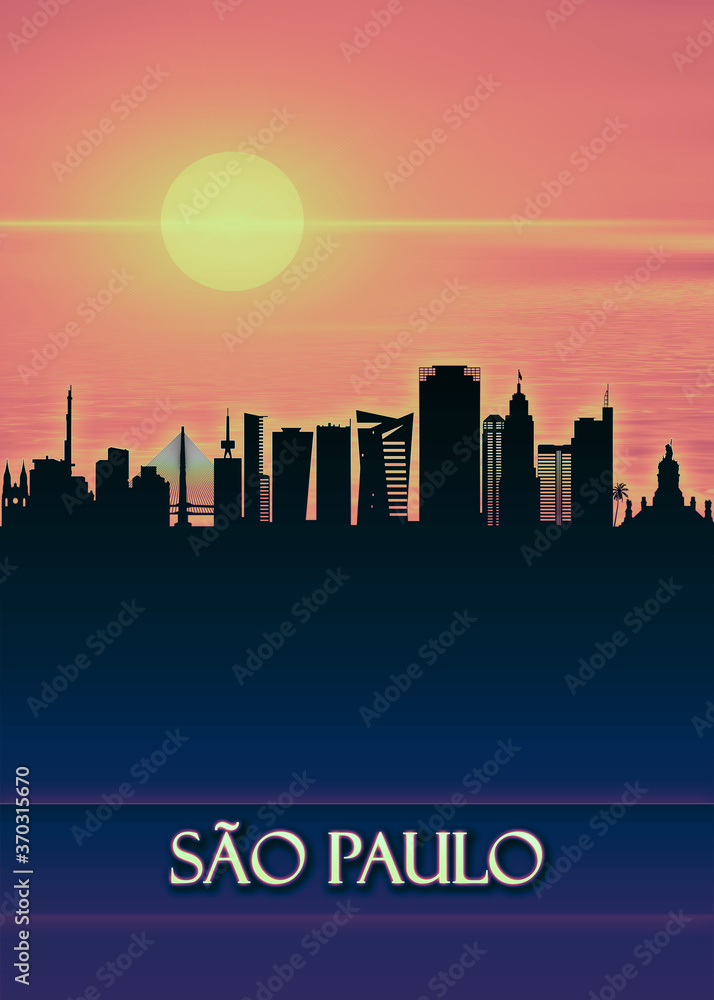 Sao Paulo City Skyline