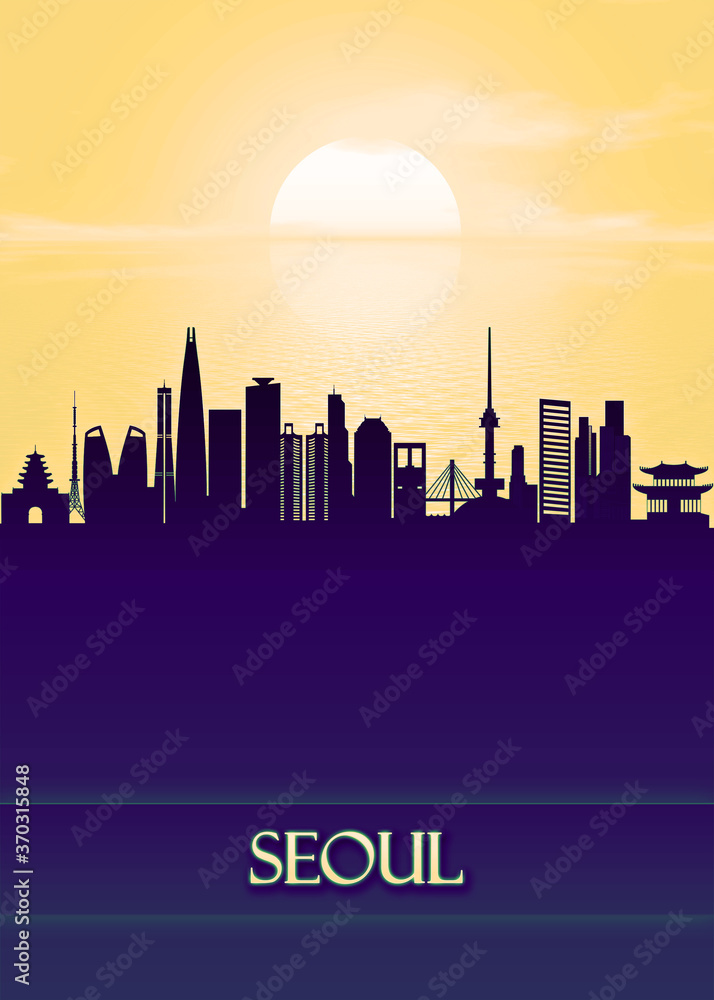 Seoul City Skyline