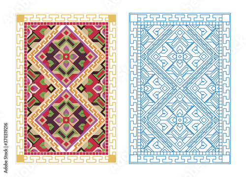 	
Vietnamese brocade pattern (2)