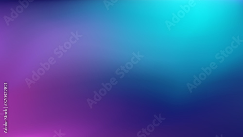 Abstract Blurred teal purple blue background. Soft light gradient backdrop with place for text. Vector illustration for your graphic design, banner, poster or website