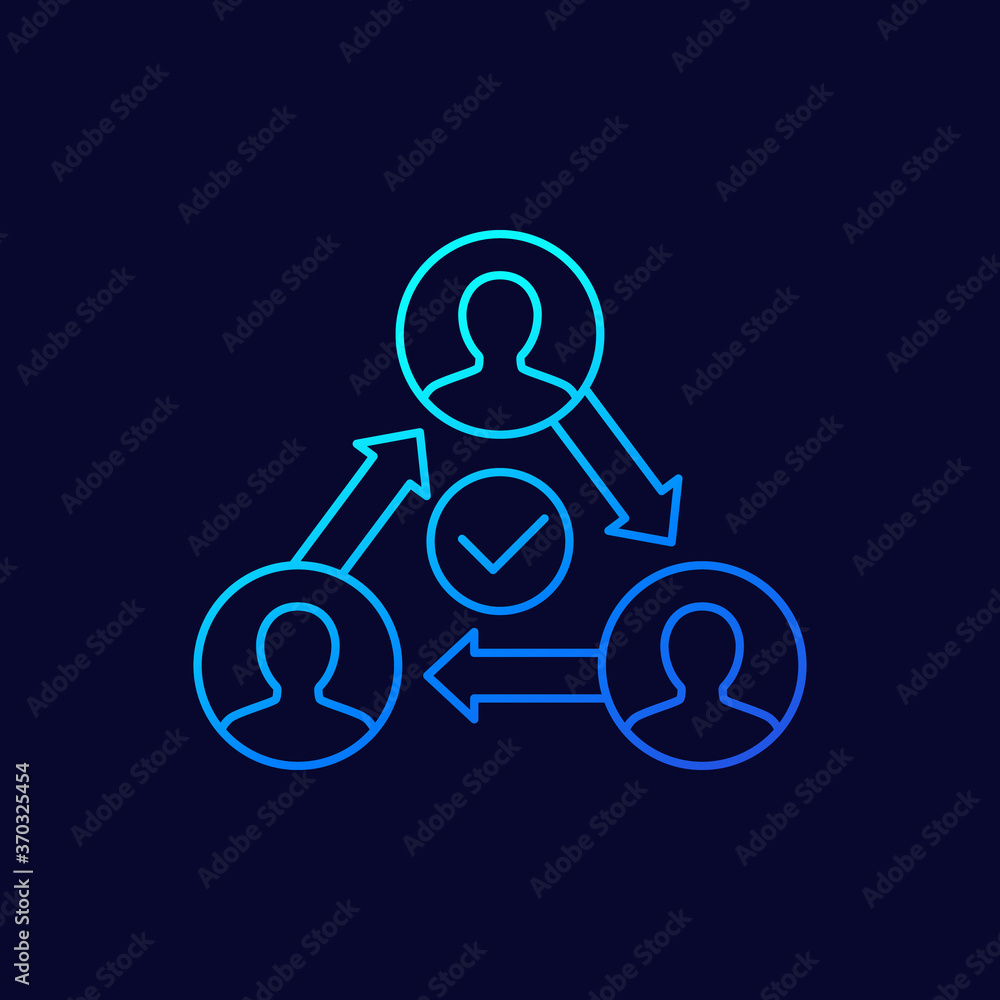business agility line vector icon business agility line vector icon