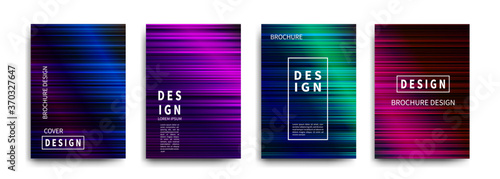 Abstract covers design vector. Gradient creative colorful design