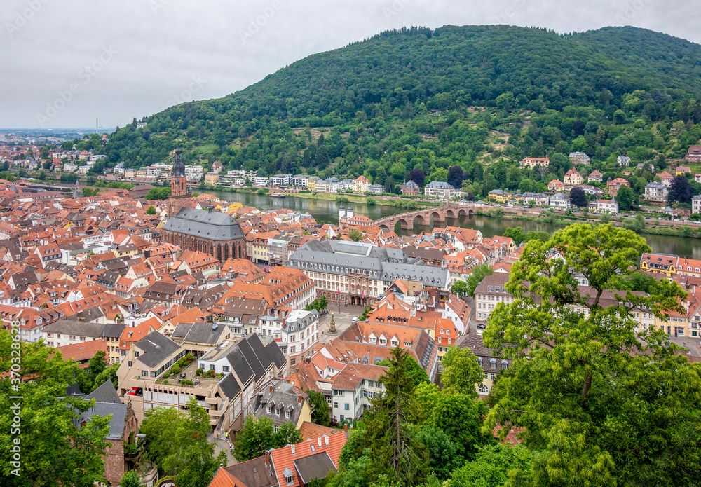 Heidelberg aerial view