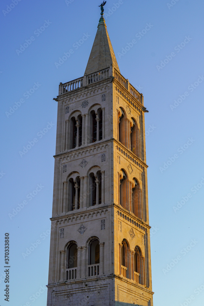 Church of St. Donatus, a famous landmark at the old city of Zadar, Croatia.