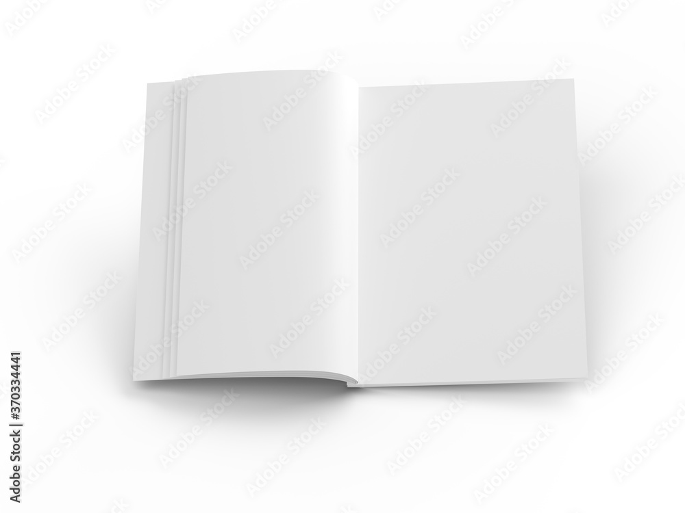 Open magazine with a glued binding. Vertical A4 format. Open magazine with a glued binding. Vertical A4 format.