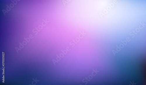 Beautiful light on purple and navy blue color gradient background. Blurred violet blue backdrop. Vector illustration for your graphic design, banner, poster, card or website