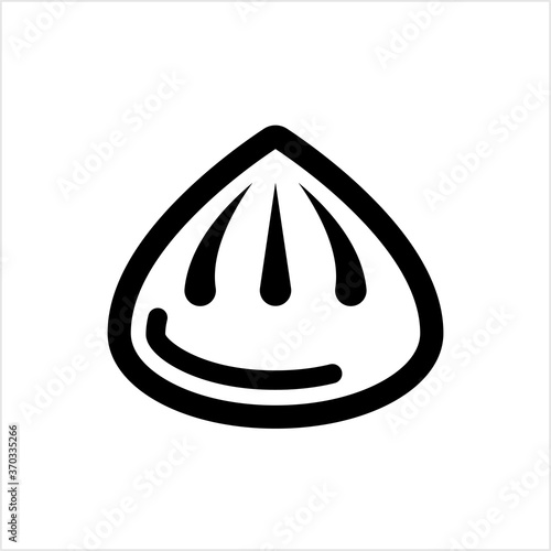 Dumpling Icon, Food Icon, Steamed Starchy Ball Of Dough