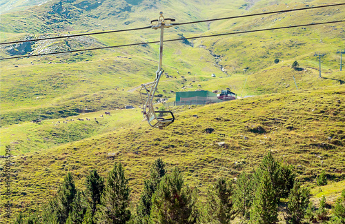 Mountains of Cerler in the Pyrenees photo