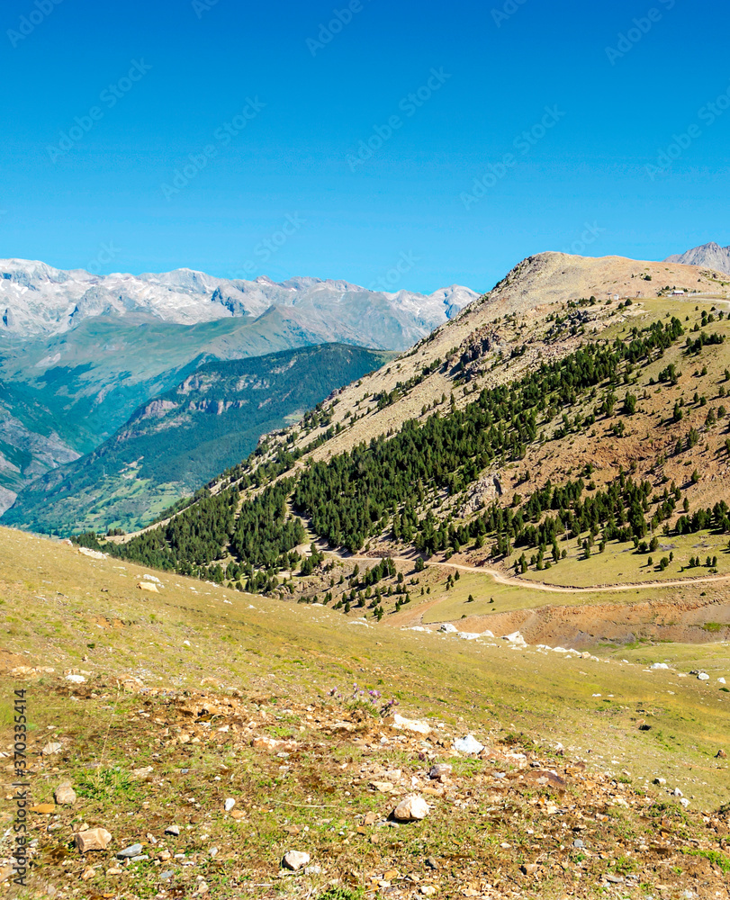 Mountains of Cerler in the Pyrenees