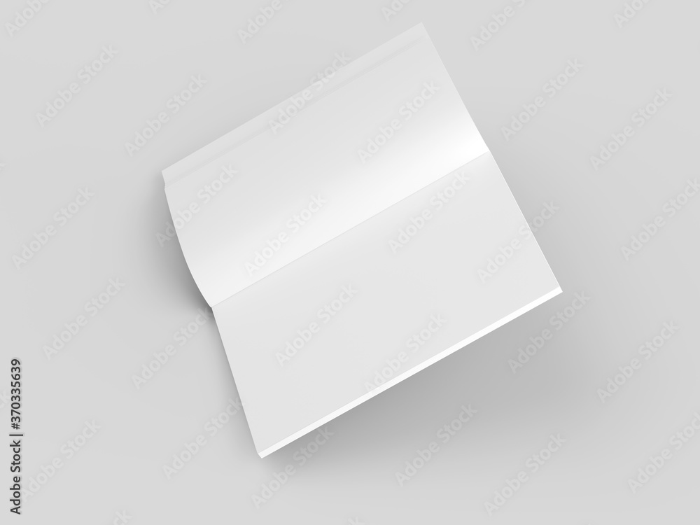 Open magazine with a glued binding. Vertical A4 format.