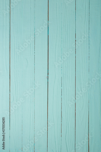 blue mint painted wooden background