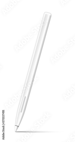 Vector stylus pencil for digital art white mockup