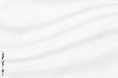 Fototapeta Naklejka Na Ścianę i Meble -  White cloth background soft wrinkled fabric patrem and surface. White colth soft background. White fabric wrinkles.