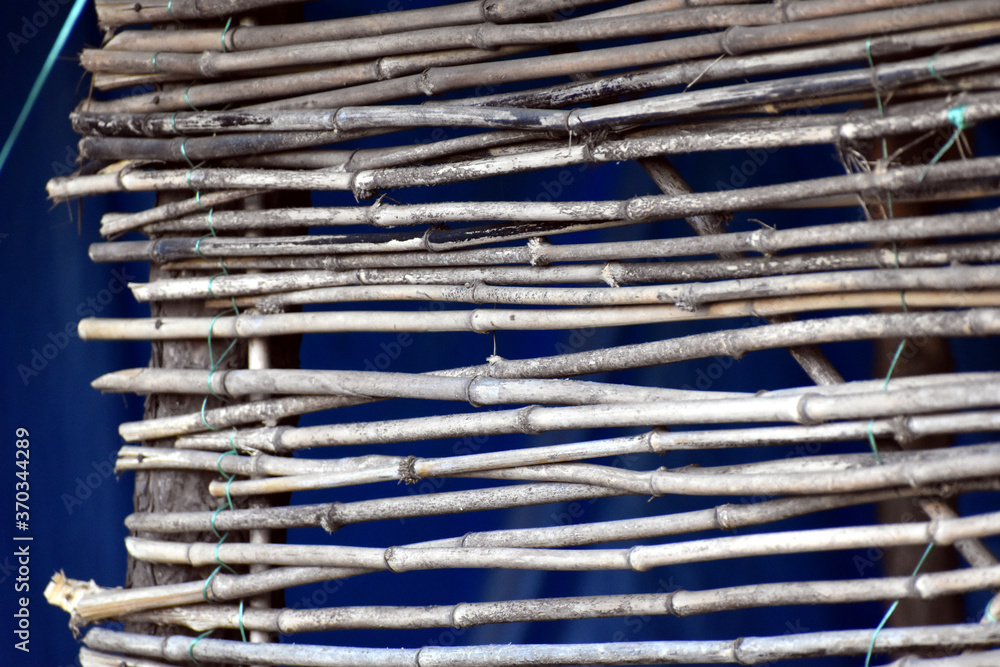 Beautiful picture of window made up of bamboo Beautiful picture of window made up of bamboo