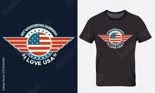 USA all T shirt design 