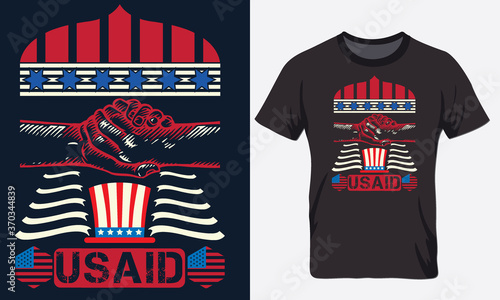 USA all T shirt design 