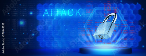 The concept of an attack on computer systems. Hacking elections. concept of a hacker attack on information and computer systems.