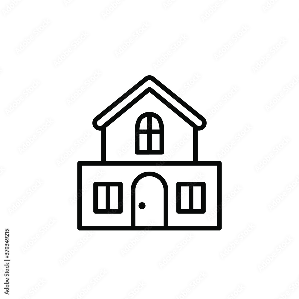 House and home icon vector collection House and home icon vector collection