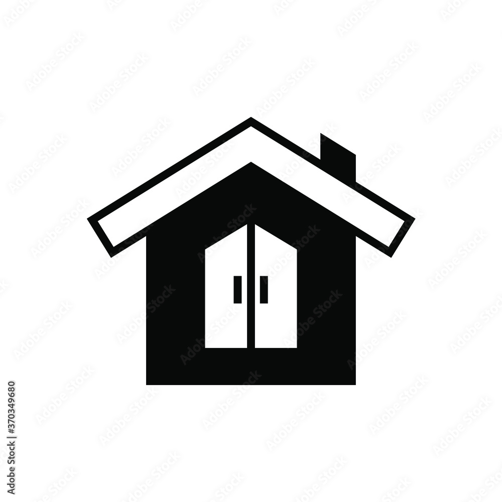 House and home icon vector collection House and home icon vector collection